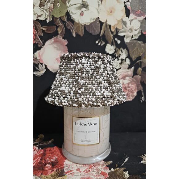 Mini Beaded Bead Candle Shade Lamp Shade - Picture 1 of 5